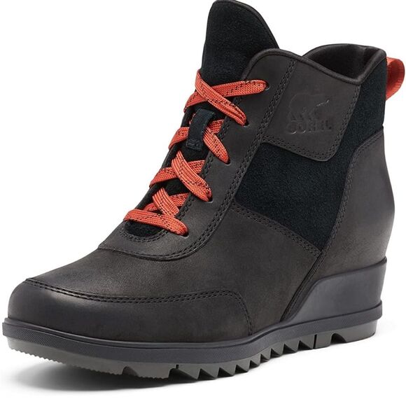 Women’s Sorel Evie Sport Lace Boot Black - Picture 1 of 8